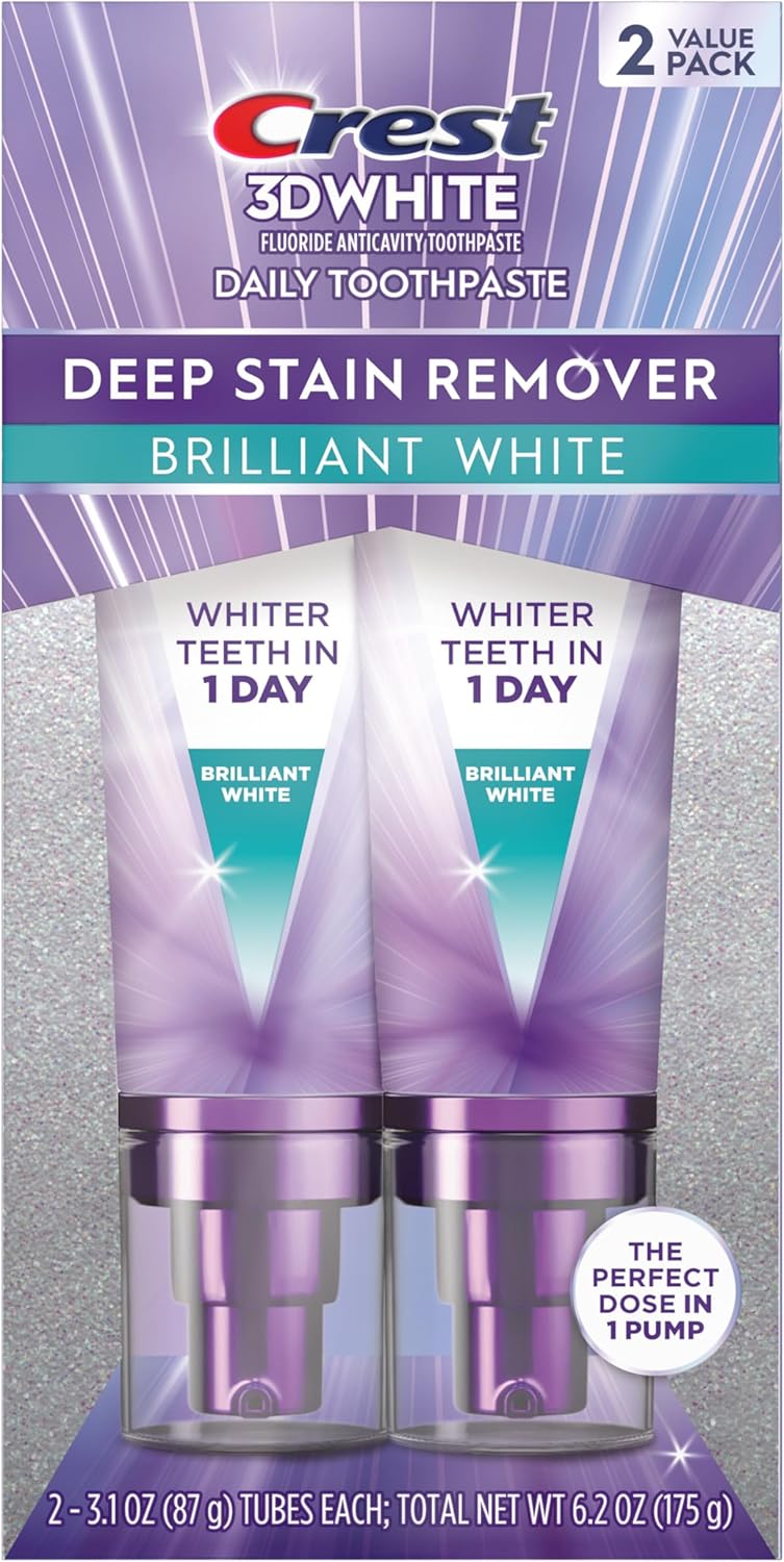 Crest 3D White Deep Stain Remover Toothpaste – Ready-to-Give Groomsmen Gift for Wedding Weekends