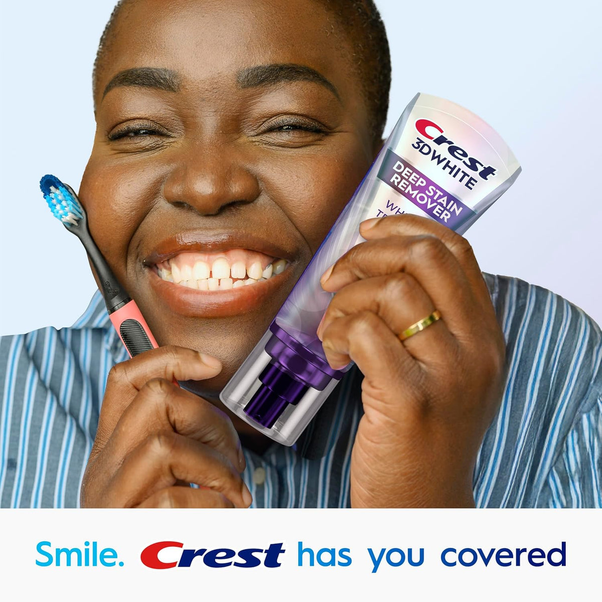 Crest 3D White Deep Stain Remover Toothpaste – Ready-to-Give Groomsmen Gift for Wedding Weekends