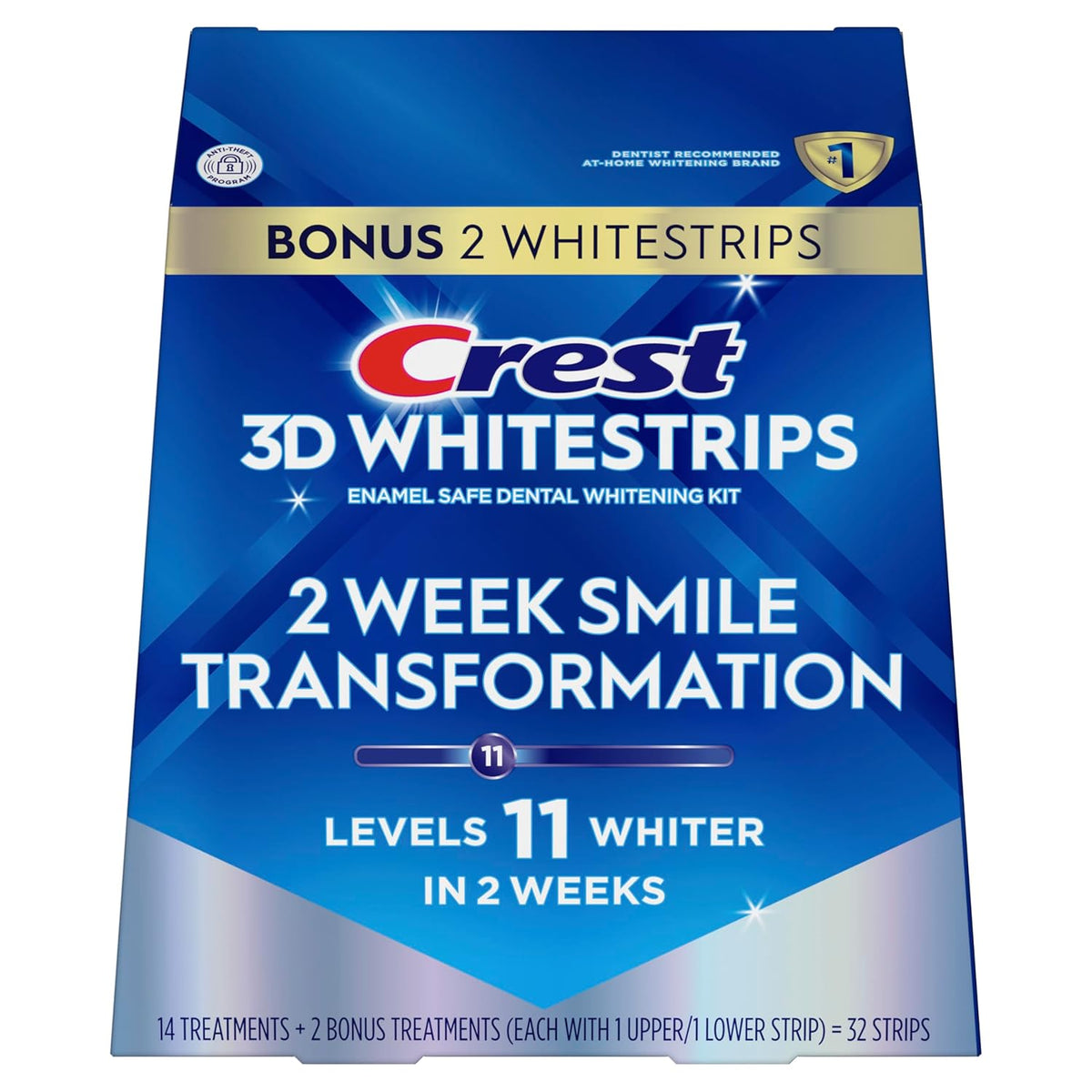 Crest 3D Whitestrips Glamorous White – Wind-Down Evening Beauty Treatment for Radiant Teeth