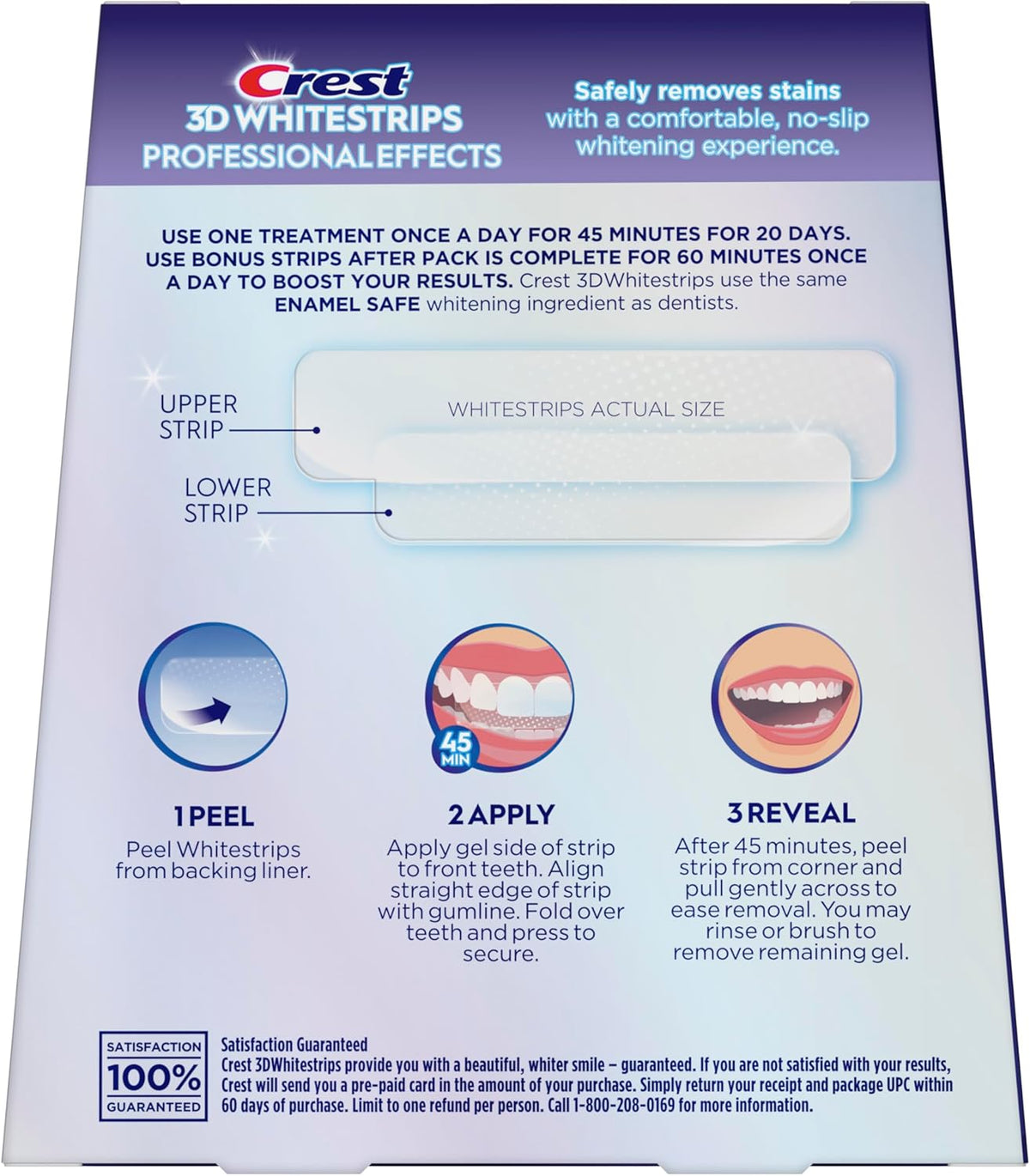 Crest 3D Whitestrips Professional Effects – 44 Strips for 22 Days of Nightly Confidence & Personal Care Wellness