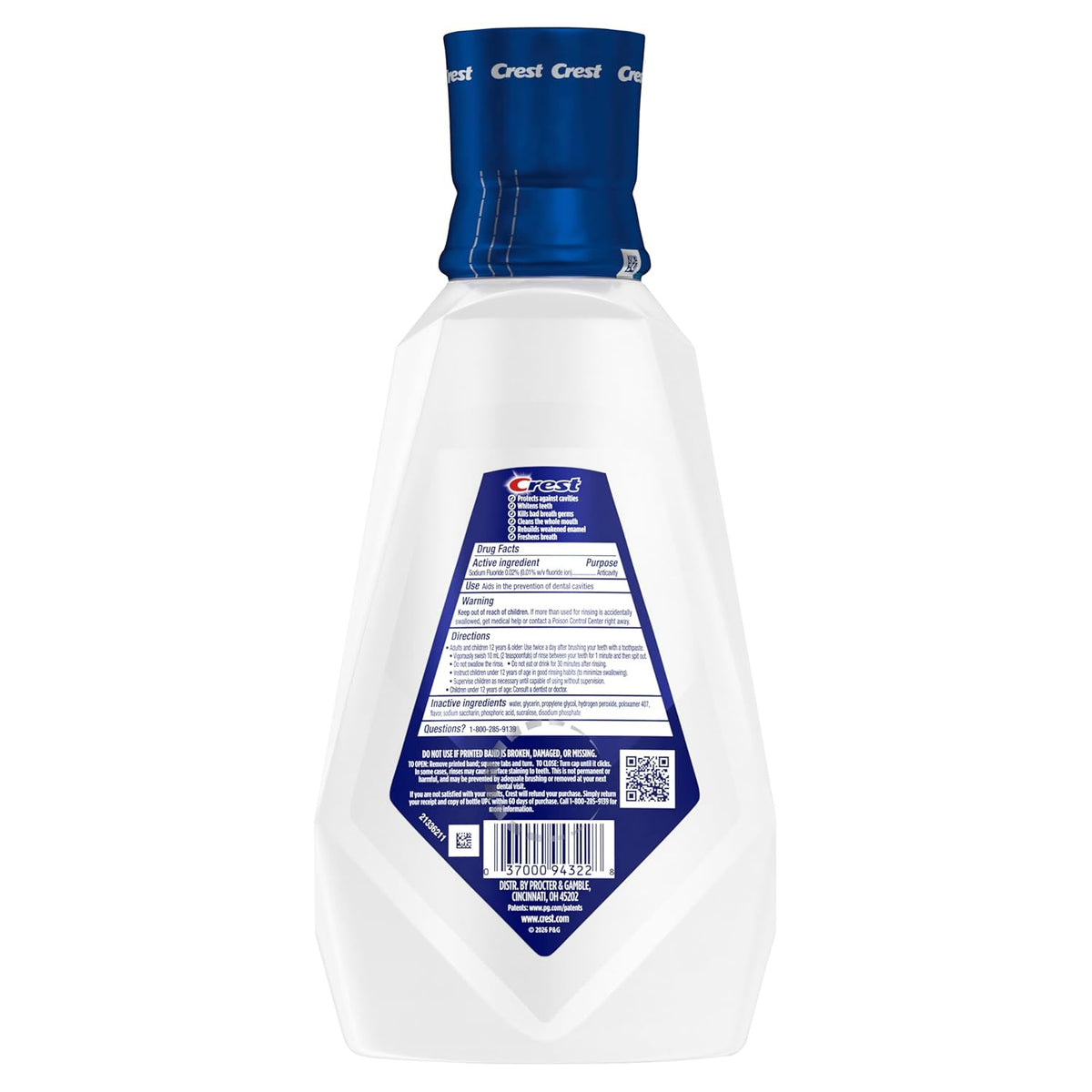 Crest Pro-Health Advanced Mouthwash – Energizing Mint Ritual for Your Mindful Morning Care