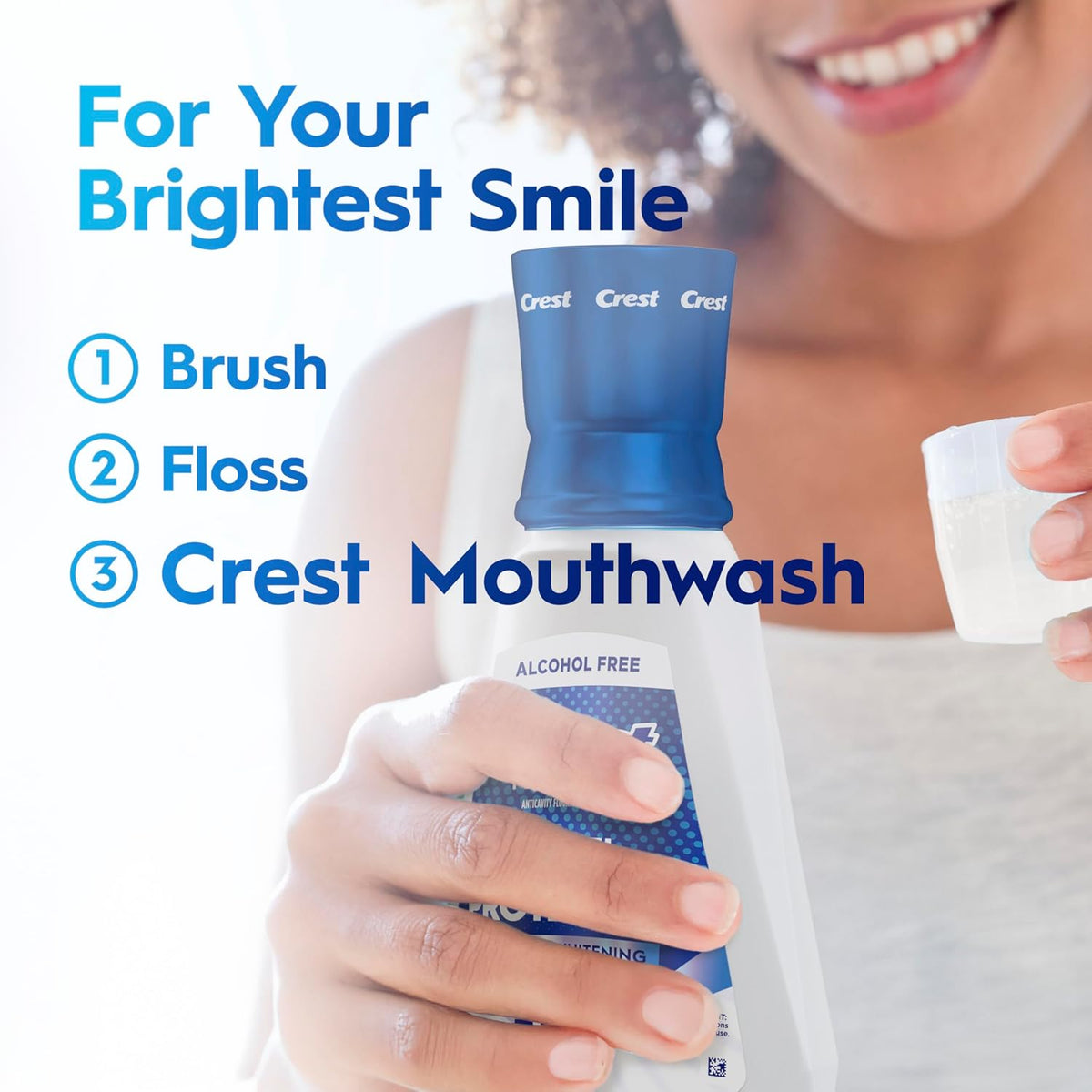 Crest Pro-Health Advanced Mouthwash – Energizing Mint Ritual for Your Mindful Morning Care