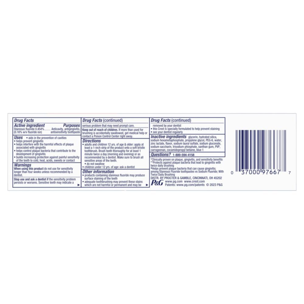 Crest Pro-Health Advanced Toothpaste – Clean Design Gel-Paste Hybrid for a Less-Is-More Countertop, 5.1 Oz