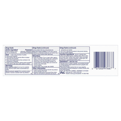Crest Pro-Health Advanced Toothpaste – Clean Design Gel-Paste Hybrid for a Less-Is-More Countertop, 5.1 Oz