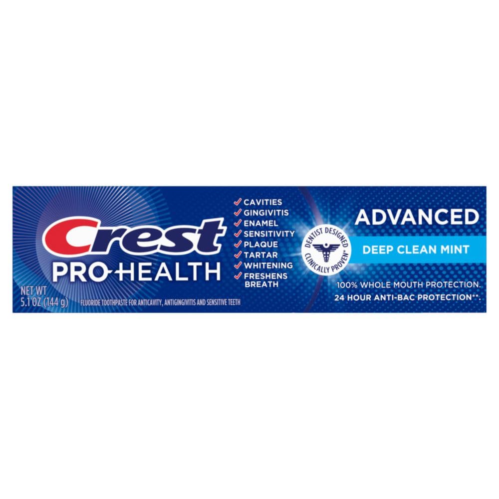 Crest Pro-Health Advanced Toothpaste – Clean Design Gel-Paste Hybrid for a Less-Is-More Countertop, 5.1 Oz