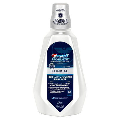 Crest Pro-Health Clinical Mouthwash – Mindful Mouth Care with Clinically Proven Gingivitis Relief