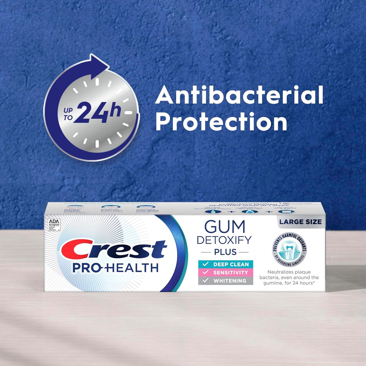 Crest Pro-Health Gum Detoxify Plus – Mindful Oral Wellness Routine, 4.5 oz × 3