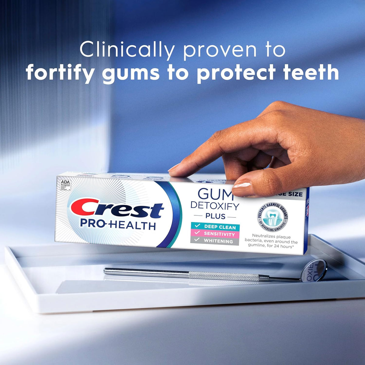 Crest Pro-Health Gum Detoxify Plus – Mindful Oral Wellness Routine, 4.5 oz × 3