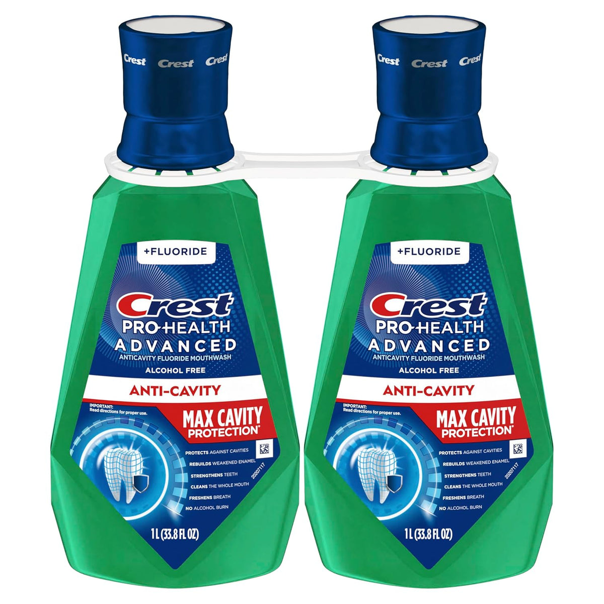 Crest Pro-Health Maximum Fluoride Rinse for Family Oral Care Routine and Freshness
