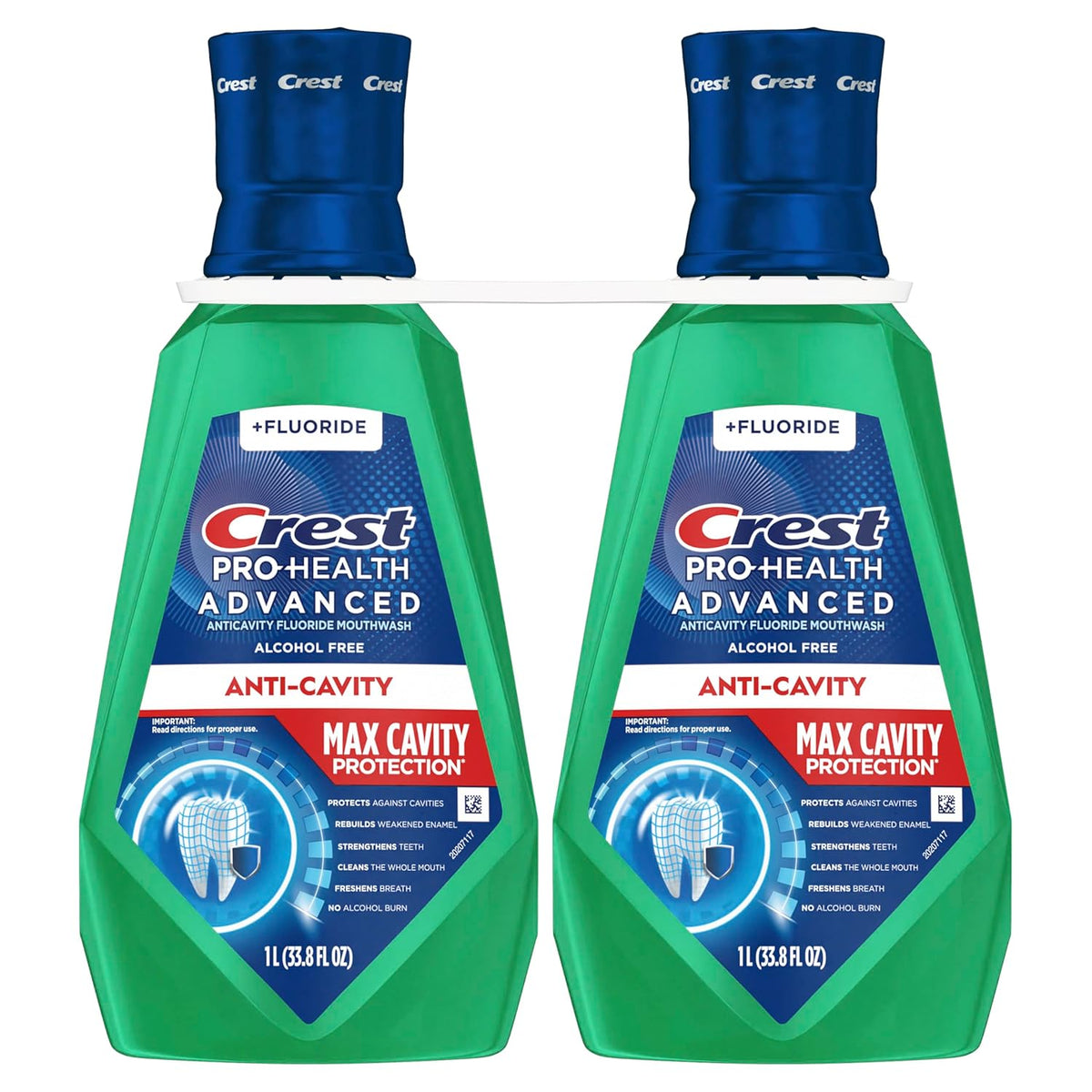 Crest Pro-Health Maximum Fluoride Rinse for Family Oral Care Routine and Freshness