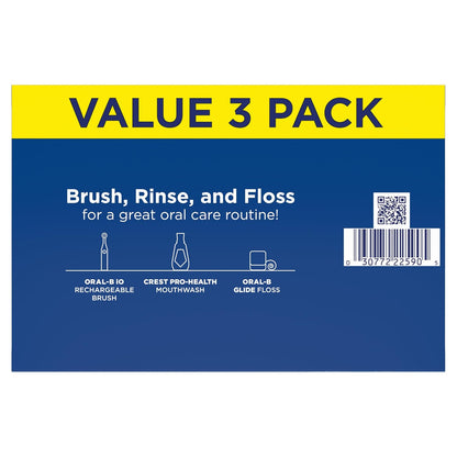 Crest Whitening Toothpaste Mint 3-Pack – Effortless Single-Step Oral Care for Neutral-Toned Spaces