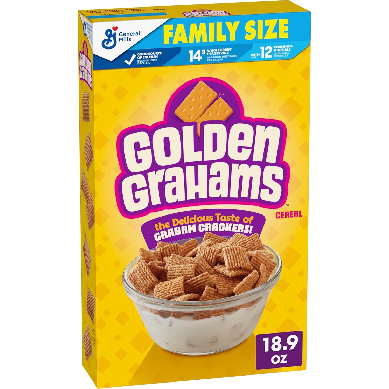 crispy graham-flavored squares with no preparation required