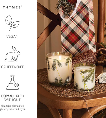 cruelty-free construction with recyclable glass packaging and burn-care instructions for trimming the wick and stopping before 1/2 inch of wax remains