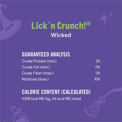 crunchy baked texture designed to engage dogs and extend chew time