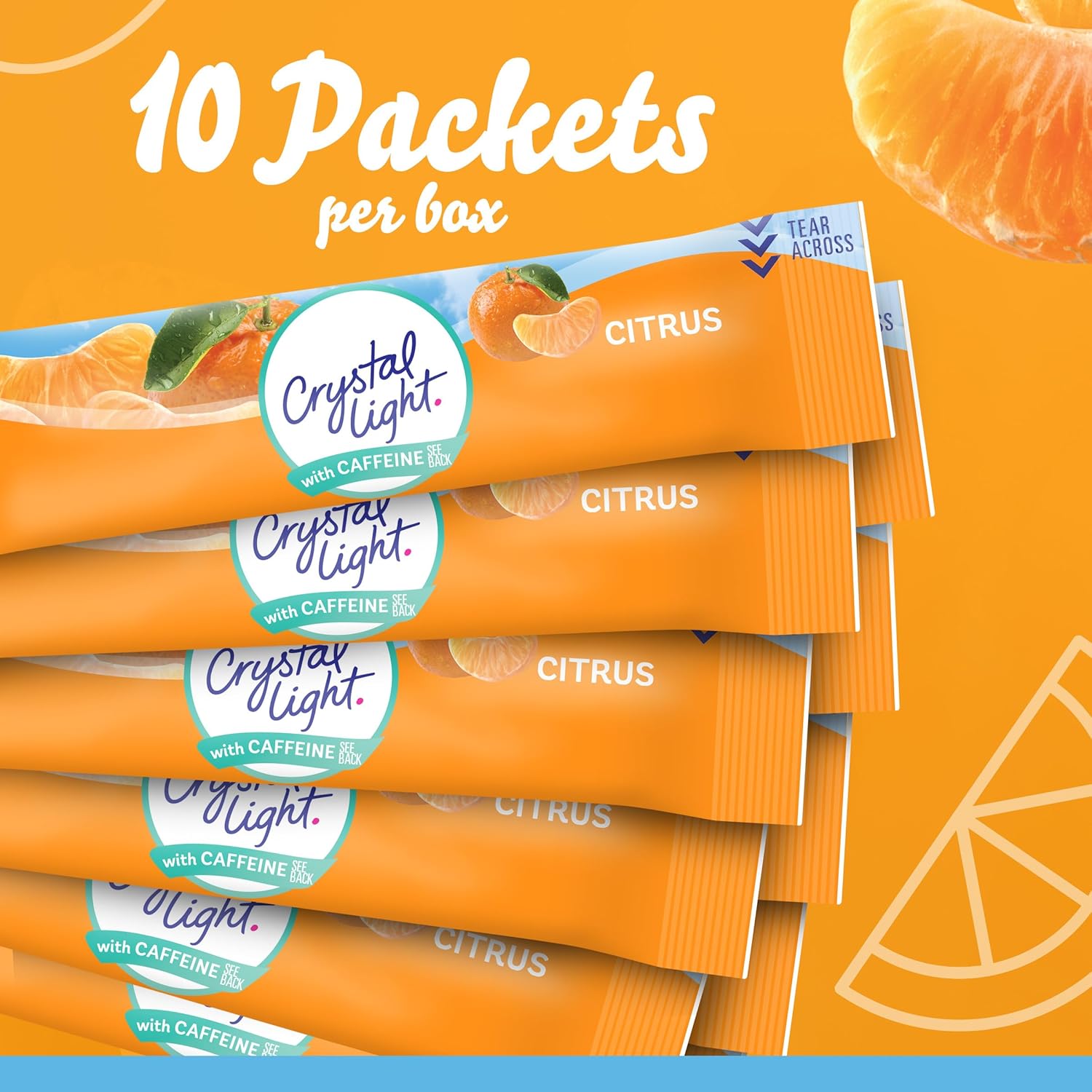 Crystal Light Lemon Iced Tea On-the-Go Powdered Drink Mix – Less Is More Bulk Hydration for Uncluttered Countertops, 120 Packets