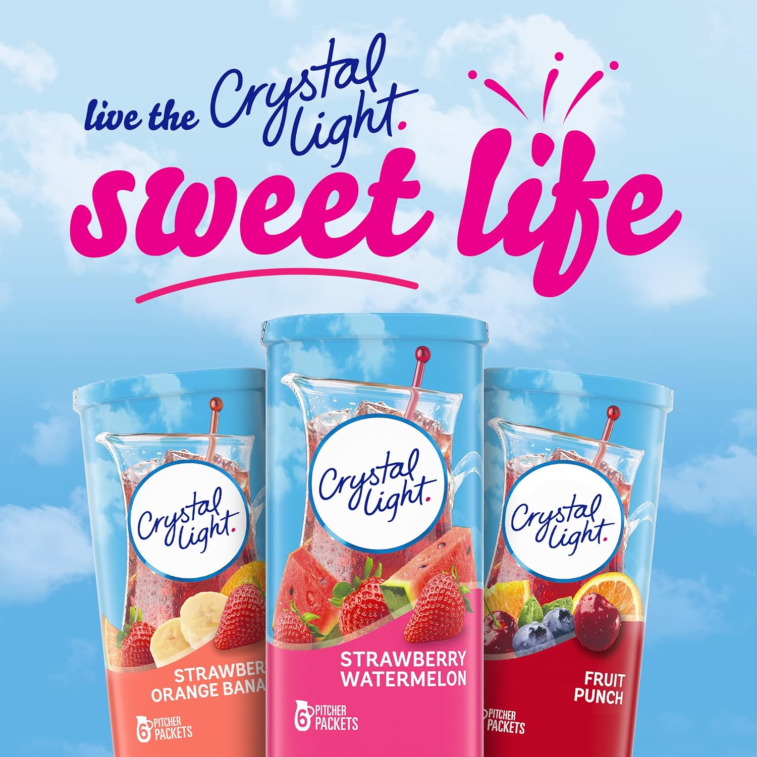 Crystal Light Strawberry Watermelon Drink Mix – Sugar-Free Hydration for Mindful Eating Routines