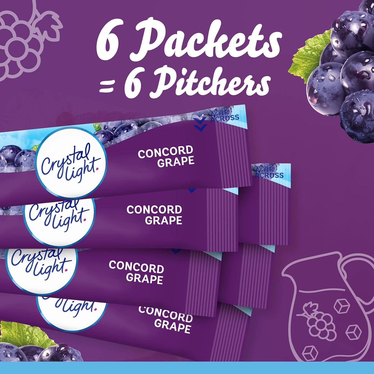 Crystal Light Sugar-Free Energy Drink Mix – Simple Pre-Measured Packets That Eliminate Measuring Cups and Guesswork