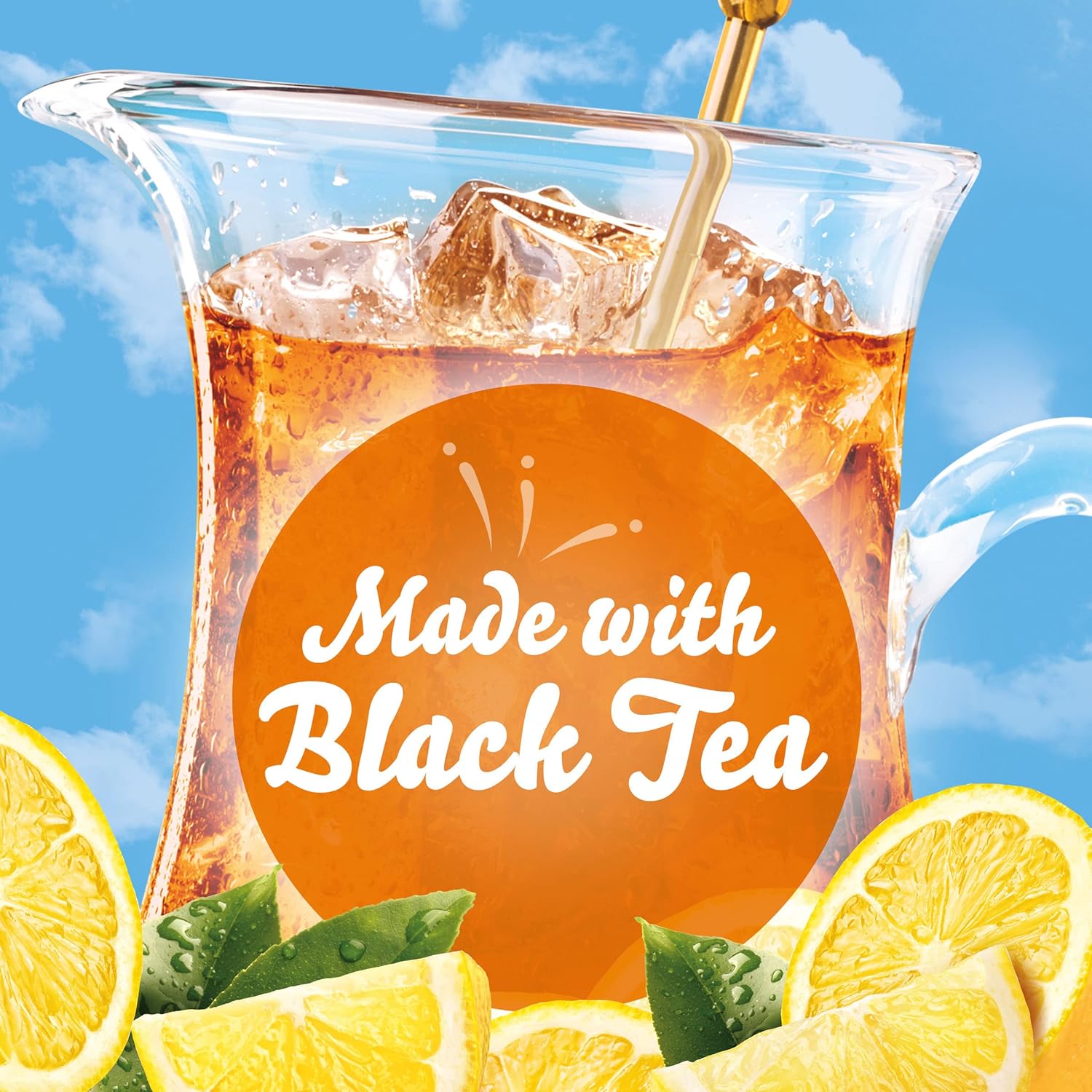 Crystal Light Sweet Tea Naturally Flavored Packets – 5 Calorie Self Care Beverage for Mindful Sipping