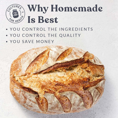 Cultures for Health San Francisco Sourdough Starter – Gut Health Ritual for the Mindful Home Baker