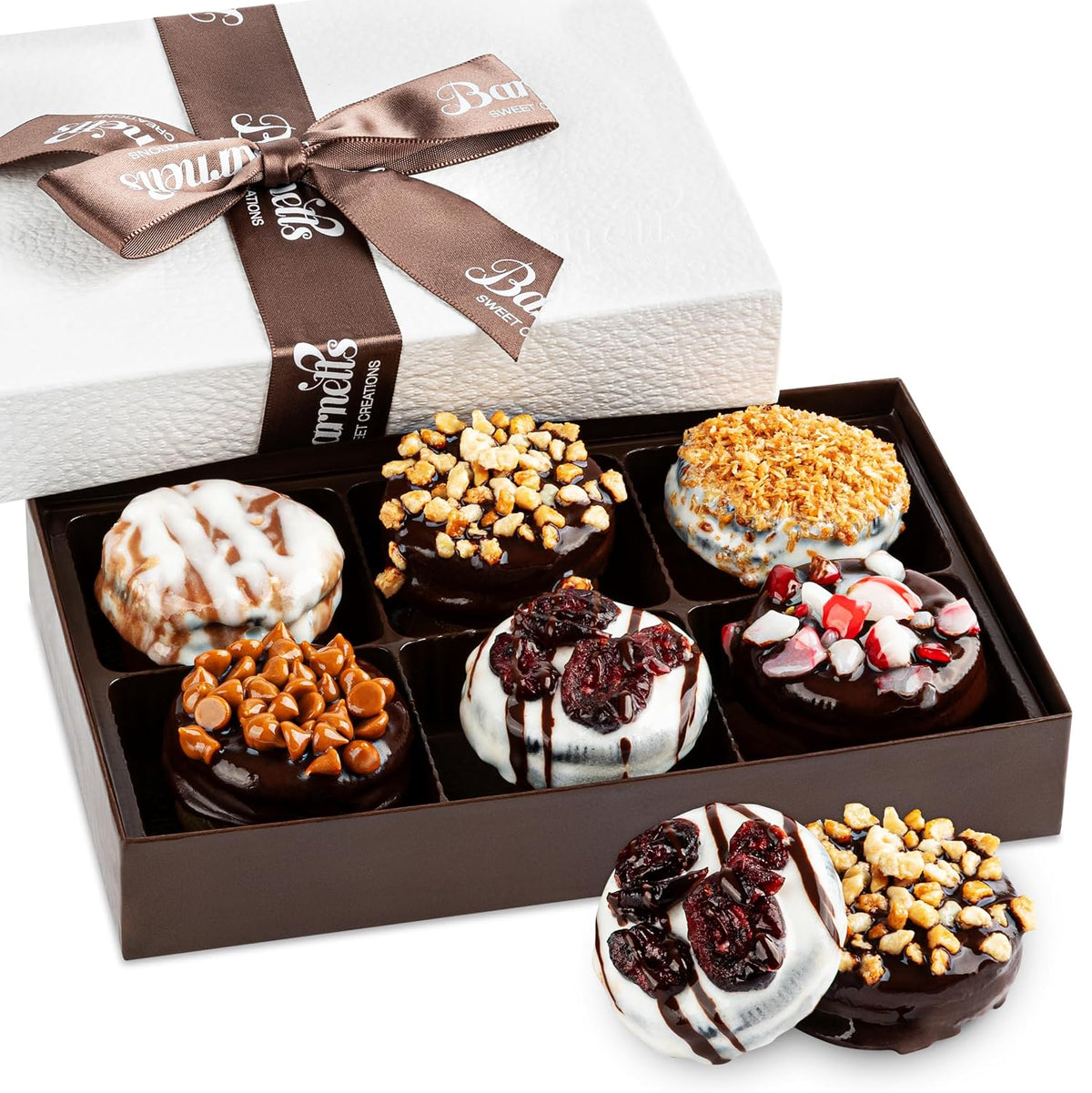 curated pack of 6 chocolate-covered cookies