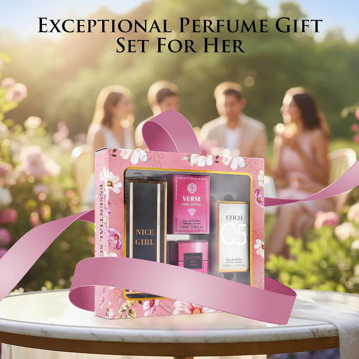Curated Scent Wardrobe for Women – 30ml Eau de Parfum Mini Set, Thoughtful Romantic Gift for Bridesmaids, Sisters & Best Friends