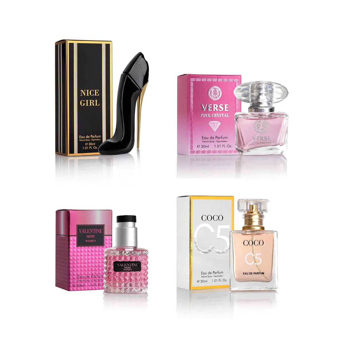 Curated Scent Wardrobe for Women – 30ml Eau de Parfum Mini Set, Thoughtful Romantic Gift for Bridesmaids, Sisters & Best Friends