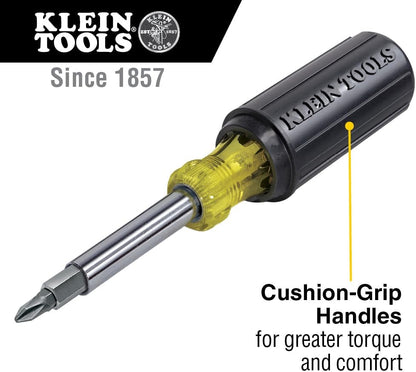 cushion-grip handle engineered for comfort and higher torque transfer