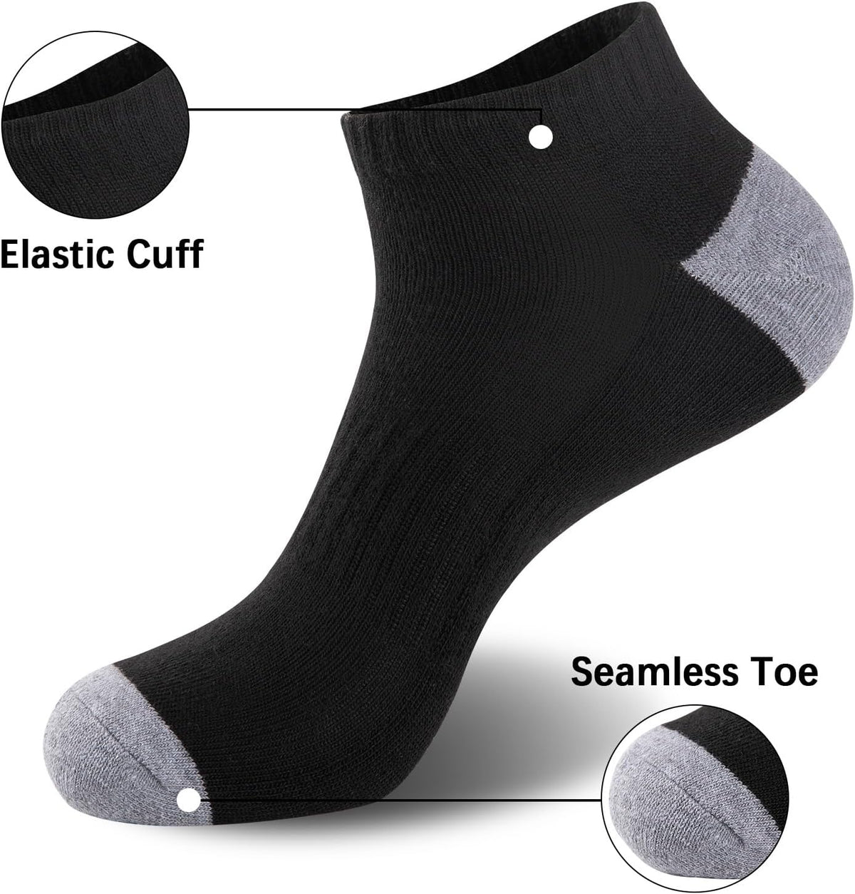 cushioned footbed for impact absorption