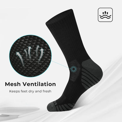 cushioned footbed for shock absorption and reduced friction