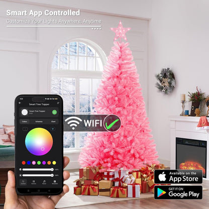 customizable automations, schedules, and group control for managing decorations across rooms and zones