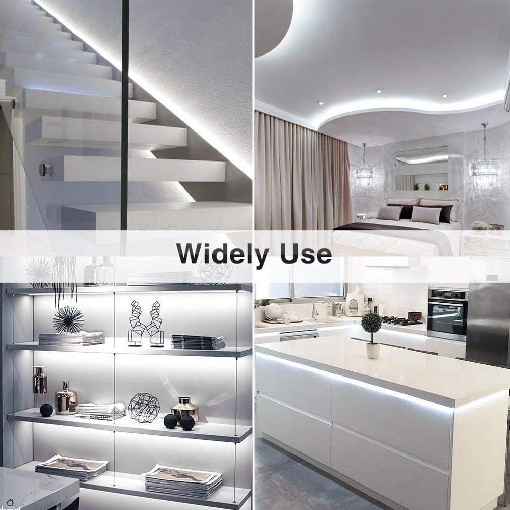 cuttable every 6 leds (3.94 inches) with marked cut lines plus flexible bendable design