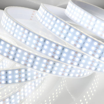 cuttable every 9 leds (3 rows) and linkable for custom lengths