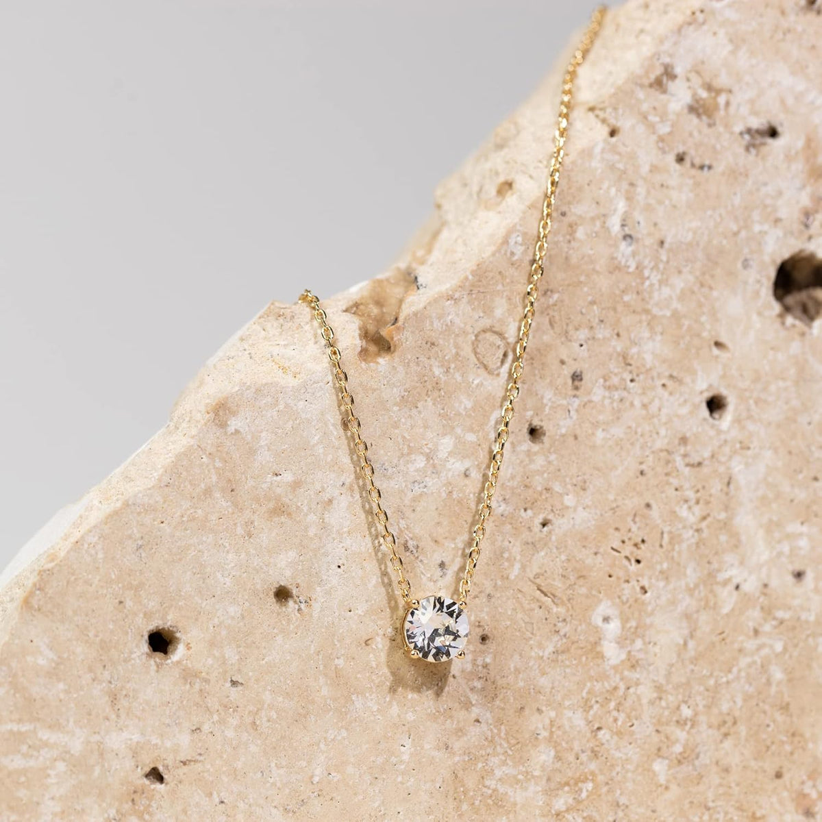 dainty cable chain choker-length design for a modern, layered look