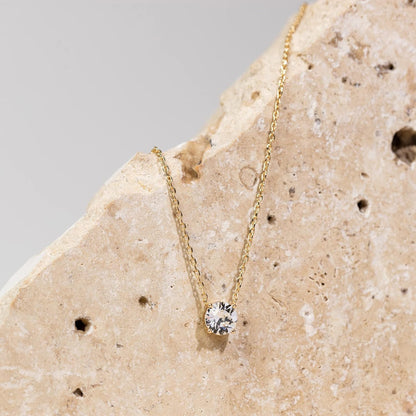 dainty cable chain choker-length design for a modern, layered look