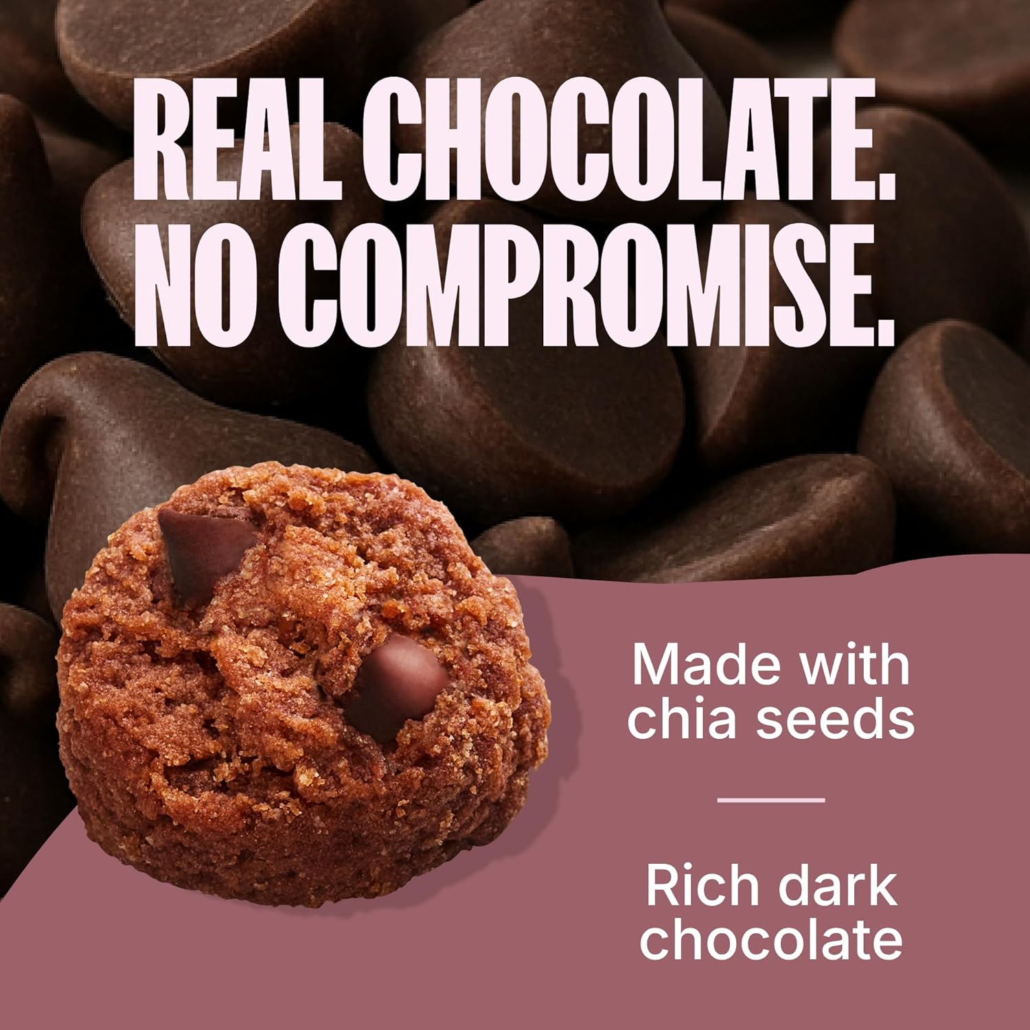 dairy-free dark chocolate chips made from organic cocoa