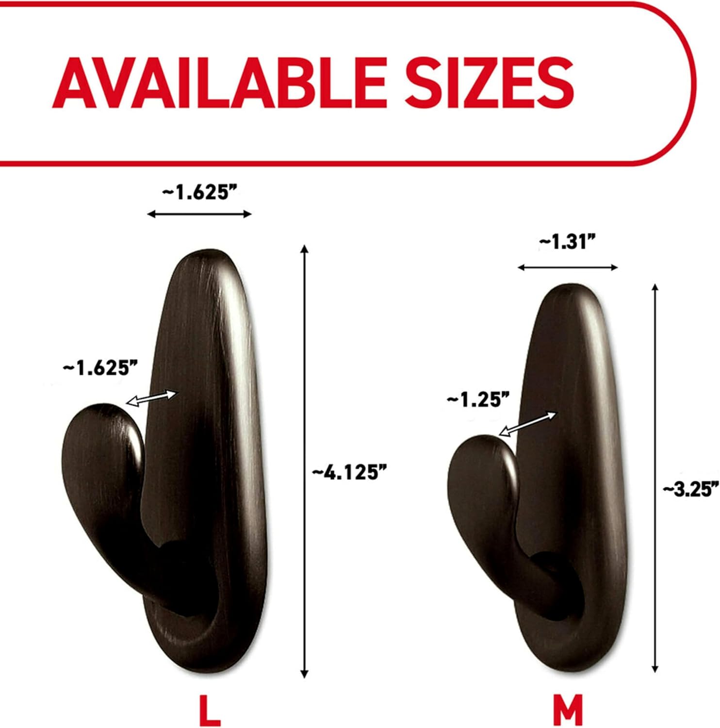 damage-free 3m adhesive strip technology with clean pull-straight-down removal