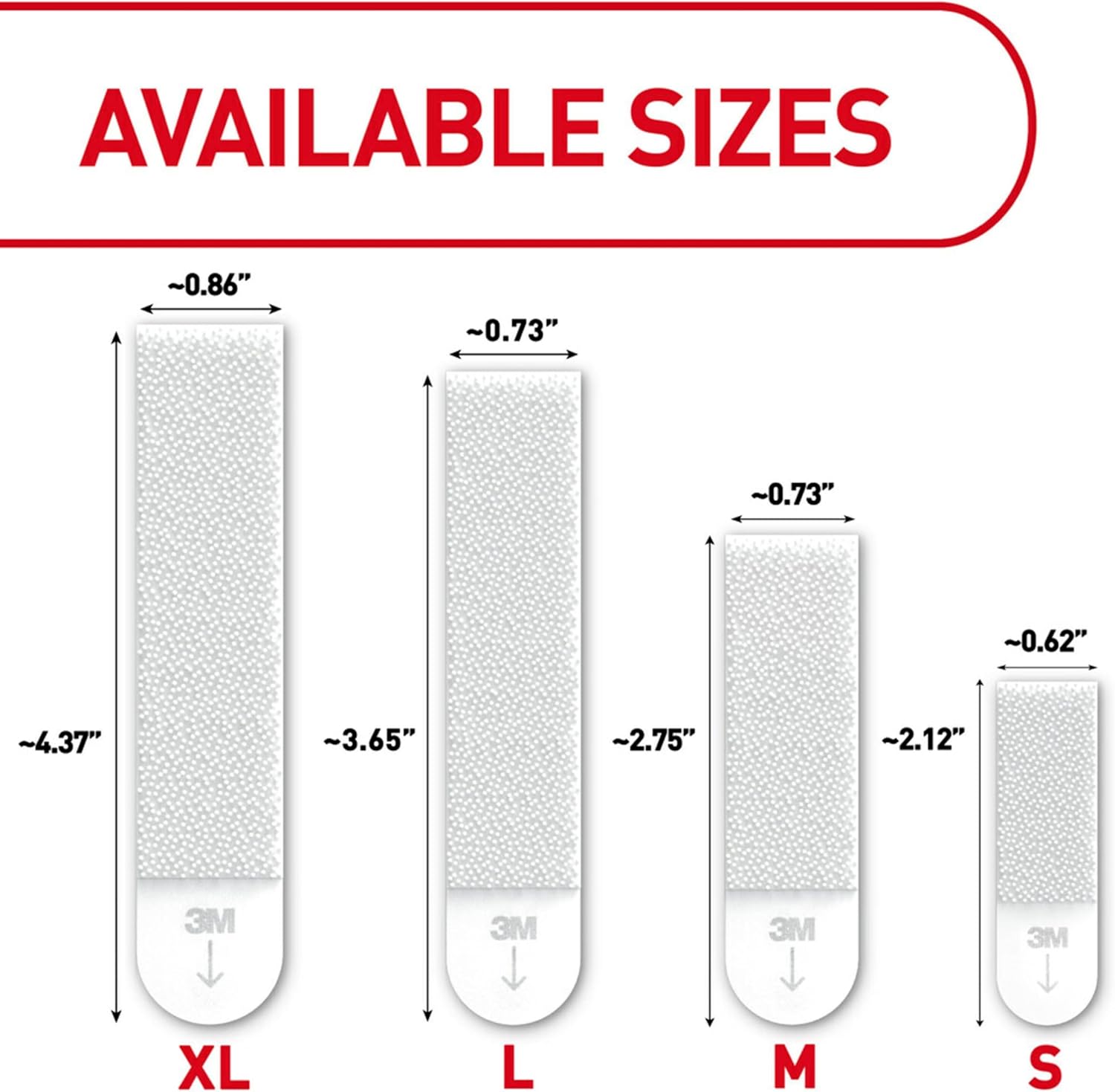 damage-free stretch-release removal technology that pulls straight down toward the floor