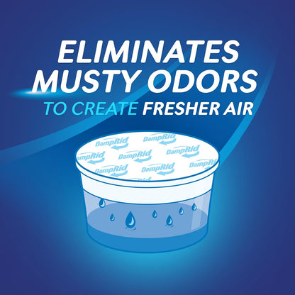DampRid Hi-Capacity Dehumidifier Bucket – Non-Toxic Fragrance Free Formula for Asthma Households, 6-Month Bucket with No Fire Risk, 2 lb. 15.5 oz.