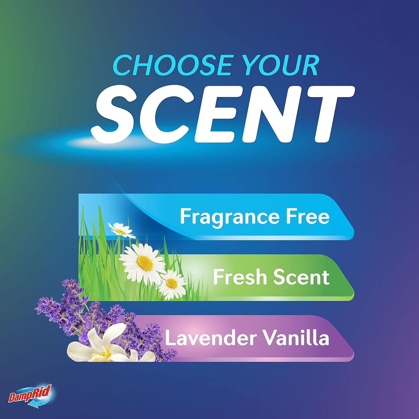 DampRid Lavender Vanilla Closet Freshener for Self-Care Fragrance Ritual, 15.4 oz Hanging Bag