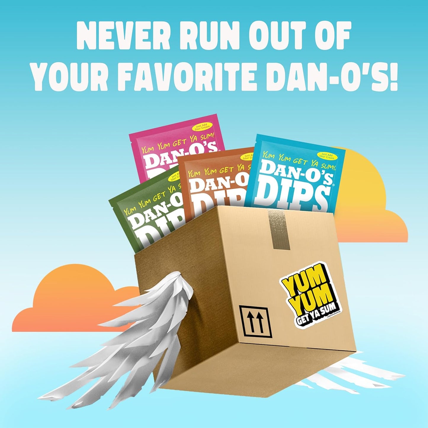 Dan-O's Dips Sampler – Clean-Ingredient Dip Mix the Whole Family Can Scoop Safely