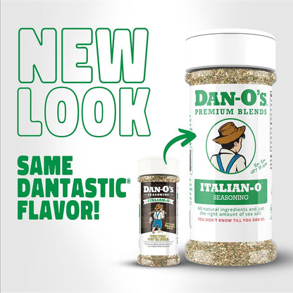 Dan-O's Italian-O 1.7 oz 2-Pack – Multi-Use Italian Herbs for a Clean, Uncluttered Spice Rack