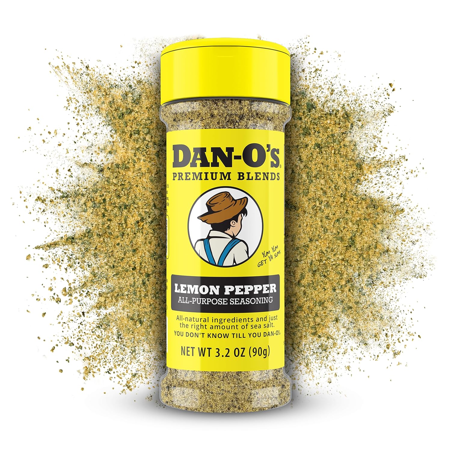 Dan-O's Lemon Pepper Seasoning – Additive-Free Spice for Clean Eating Families, Dehydrated Citrus Duo
