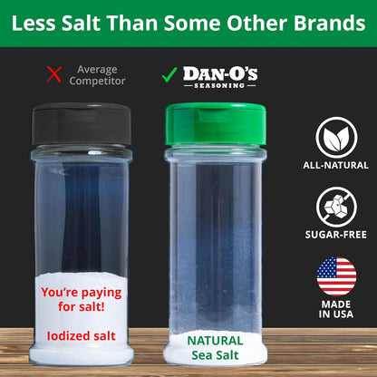 Dan-O's Preem-O Seasoning – Backyard Grill and Smoker Dry Rub for Steak, Ribs and Brisket, 2.5 oz Bottle