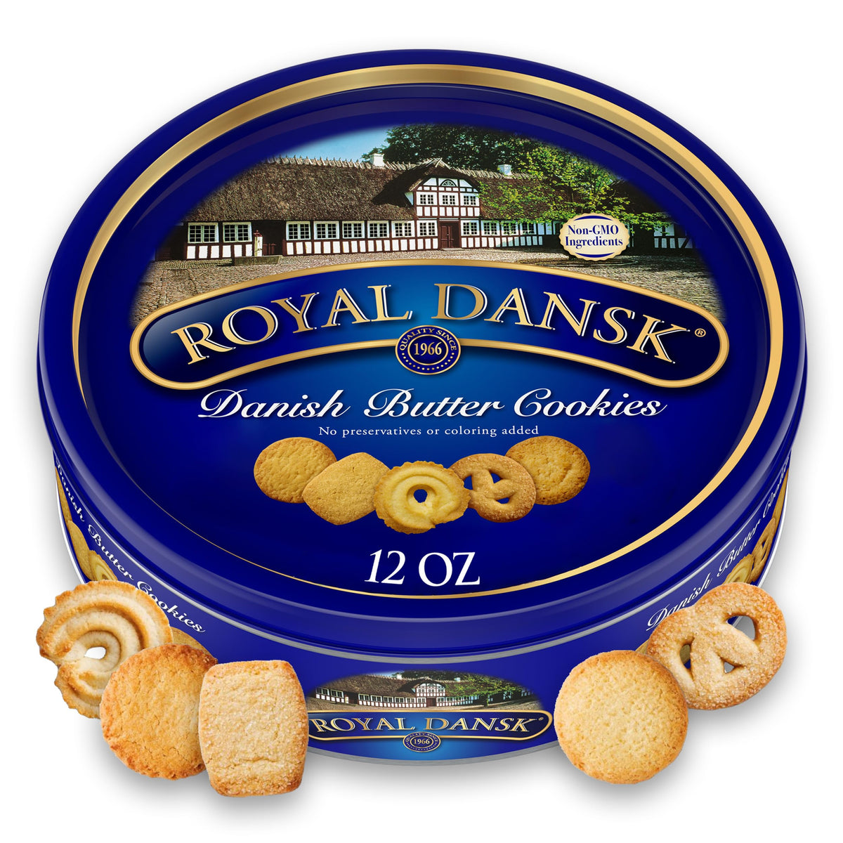 Danish Butter cookies - 12 Ounce (Pack of 1)