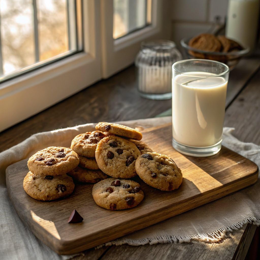 dark chocolate chips containing cocoa flavanols