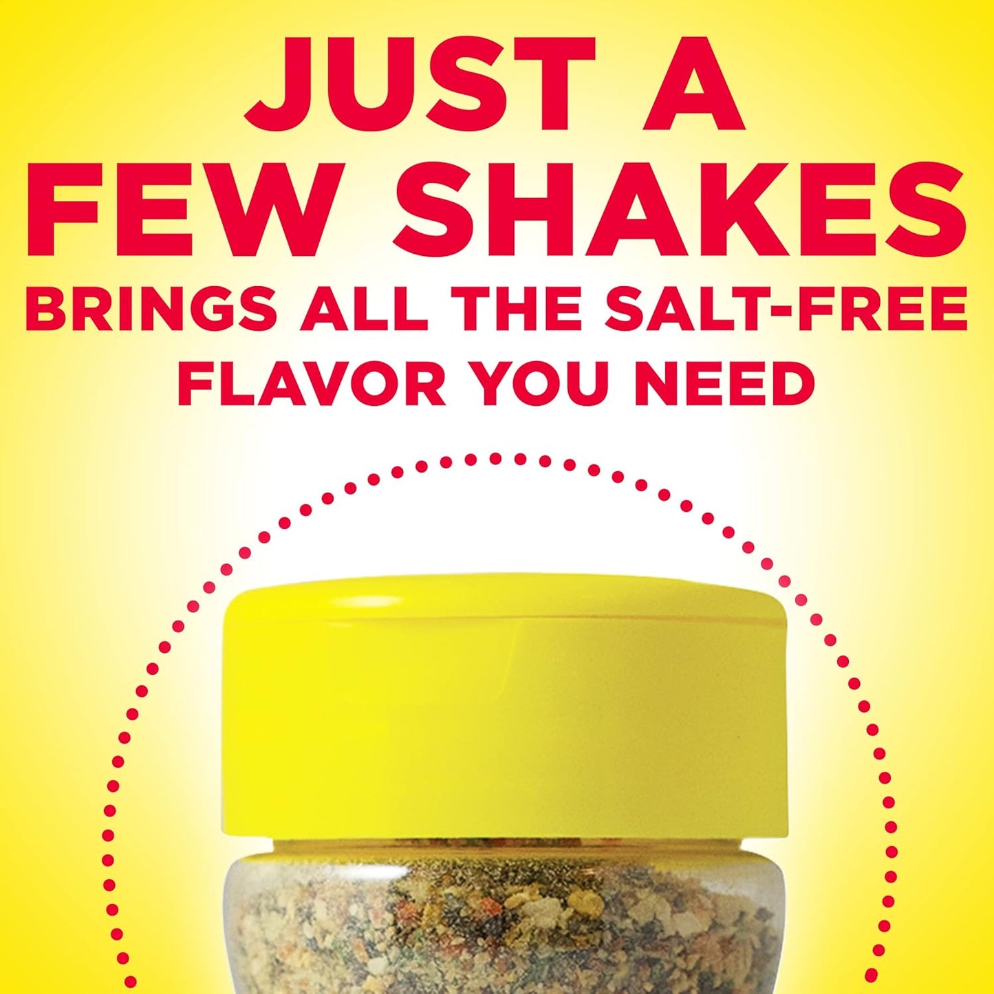 Dash Salt-Free Seasoning Blend – Mess-Free Dispenser for Backyard BBQs and Picnics