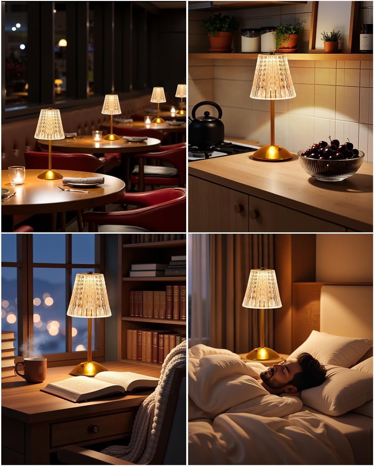 Dask Lamp Outdoor-Rated Cordless Lamp – Durable Ambient Light for Bar Lounge and Open-Air Entertaining