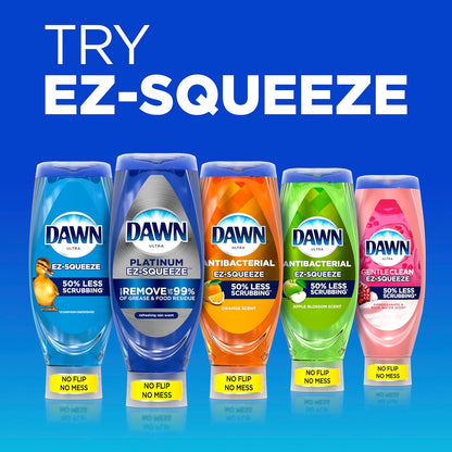 Dawn EZ-Squeeze Ultra Dish Soap for Outdoor Entertaining Prep, Multi-Surface Original, 22 fl oz