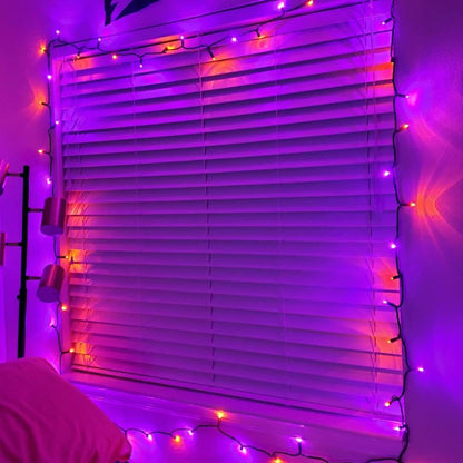 Dazzle Bright Halloween Mini Lights – Lightweight Bedroom and Living Room Decoration, 20ft Battery Operated with Two Glow Modes