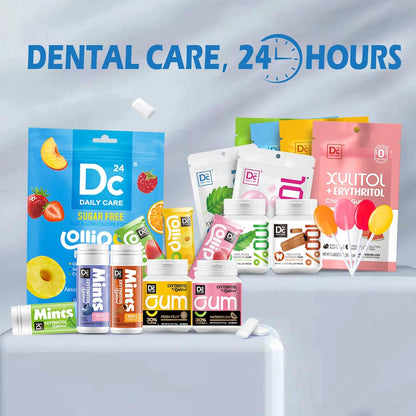 DC24 DAILY CARE Low Calorie Mints – Daily Wellness Ritual with Dentist-Recommended Xylitol